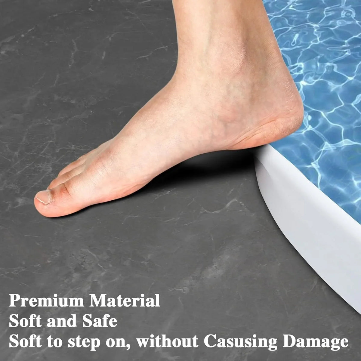 Water Barrier Heigh 3/5cm Self Adhesive Bendable Water Retaining Strip for Kitchen Bathroom Separation Shower Accessories