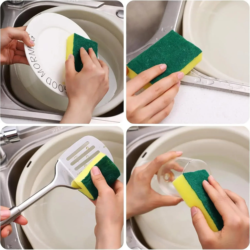 Sponges Kitchen Scrub Dish Sponge Scouring Pad