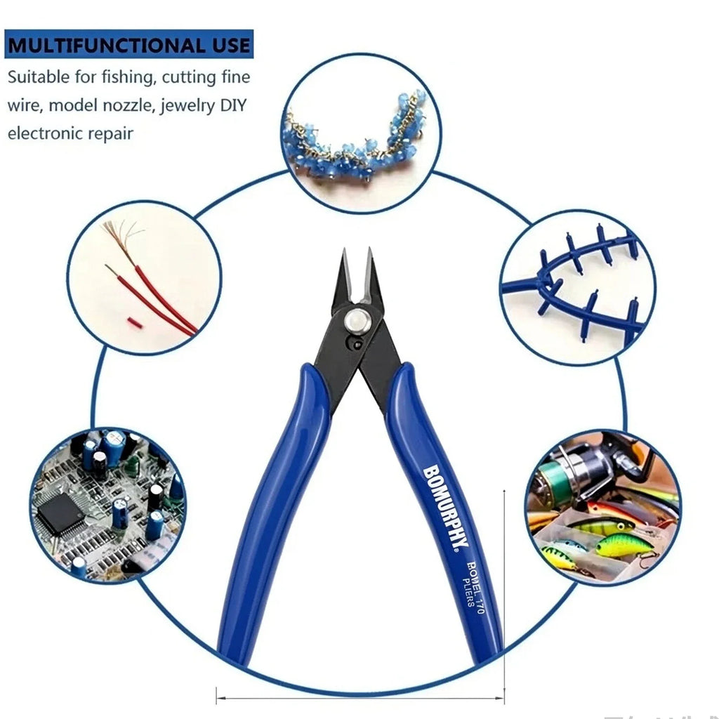 Hand Tools Universal Pliers Multi Functional Tools Electrical Wire Cable Cutters Cutting Side Snips Flush Electronic Pliers