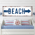Beach Arrow Sign