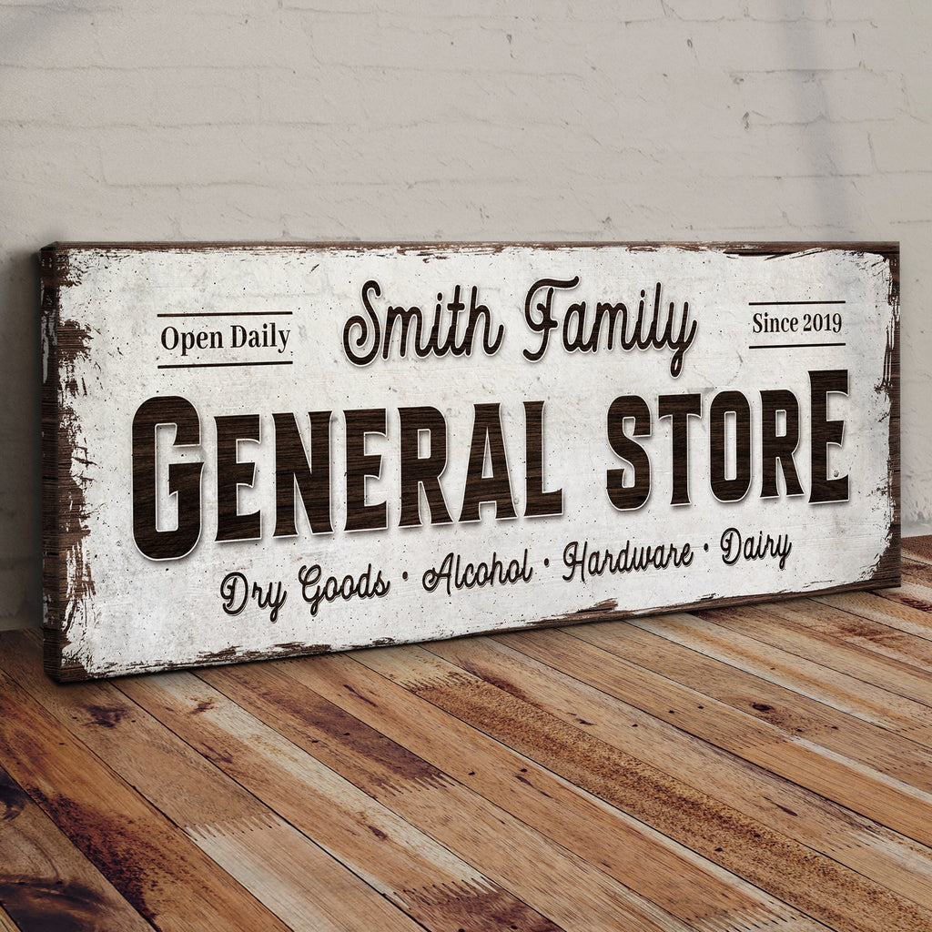 Family General Store Sign