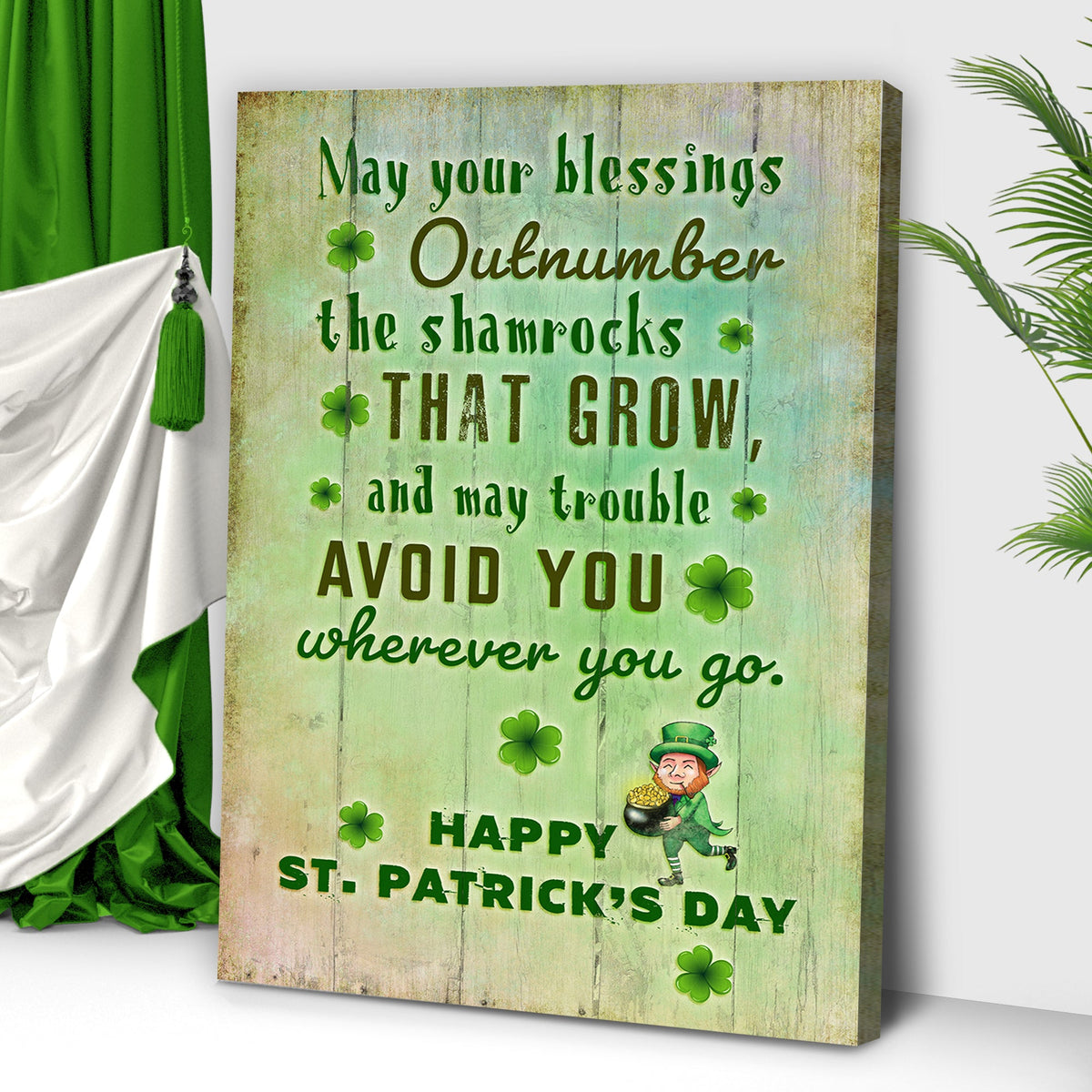 St. Patrick's Day Blessings Sign