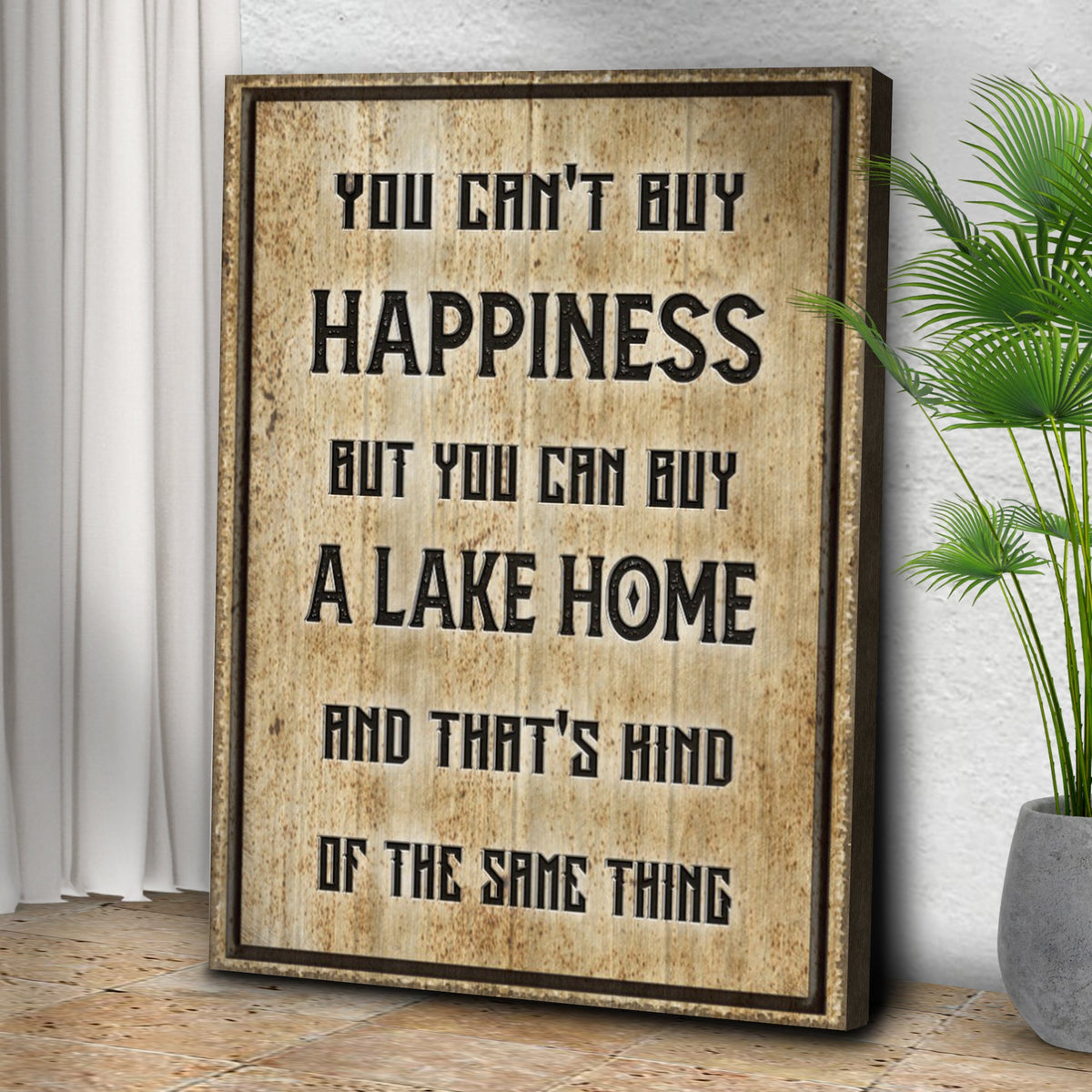 Lake Home Sign