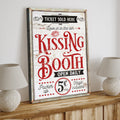 Valentines Day Kissing Booth Sign III