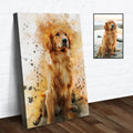 Pet Watercolor Portrait Custom Wall Art