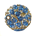Oil Drum Top Blue Fish Wall Art
