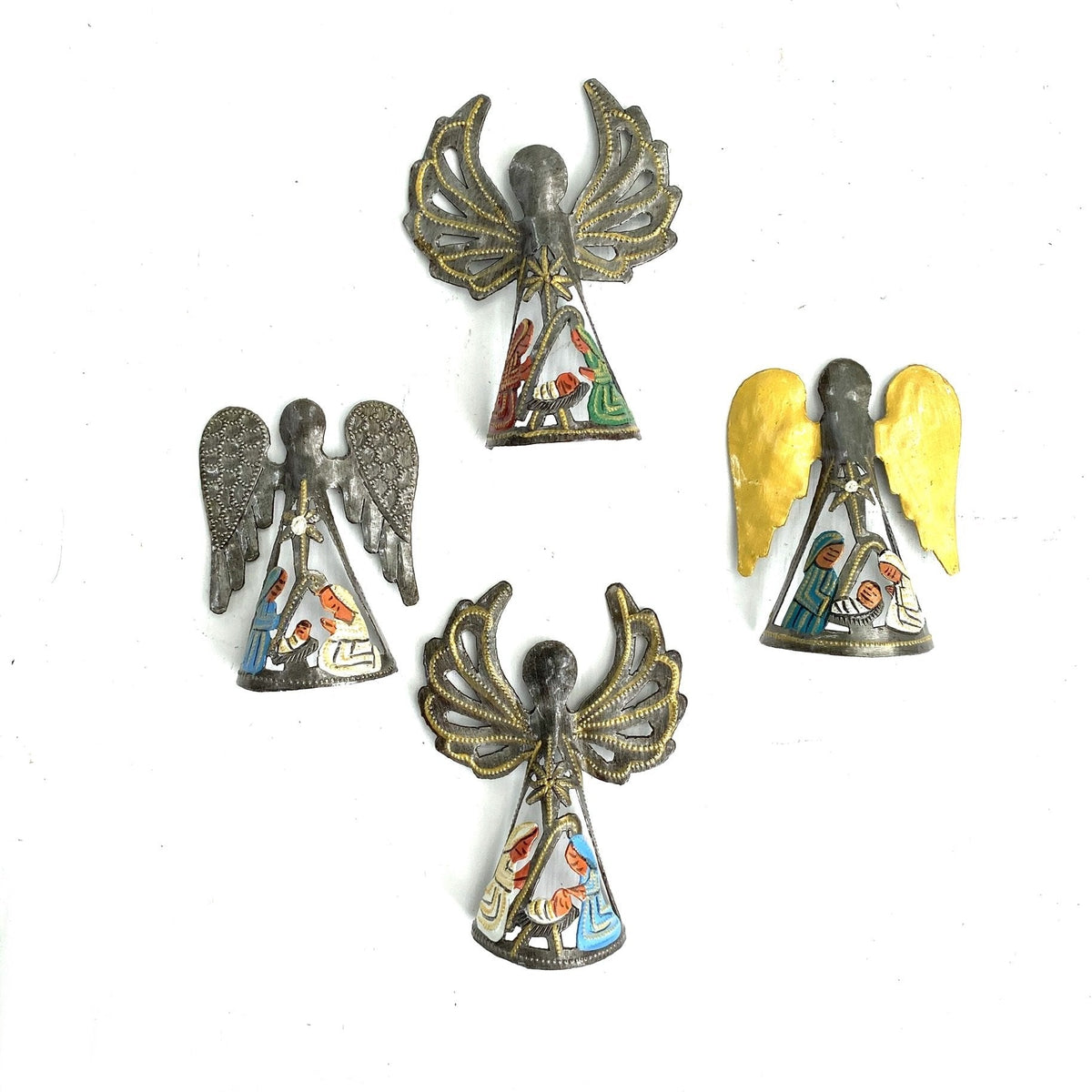 Small Nativity Angels (Set of 4)
