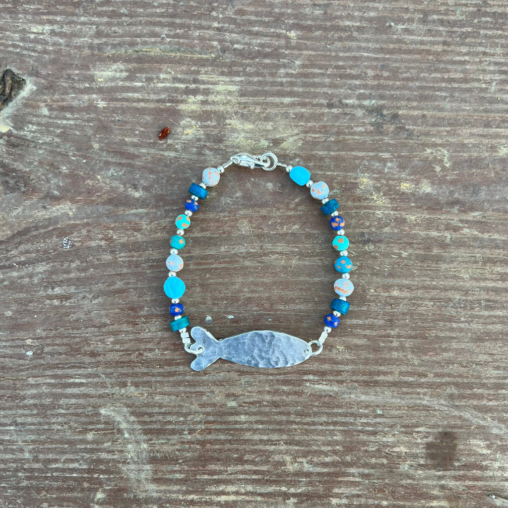 Aluminum Fish Clasp Bracelet