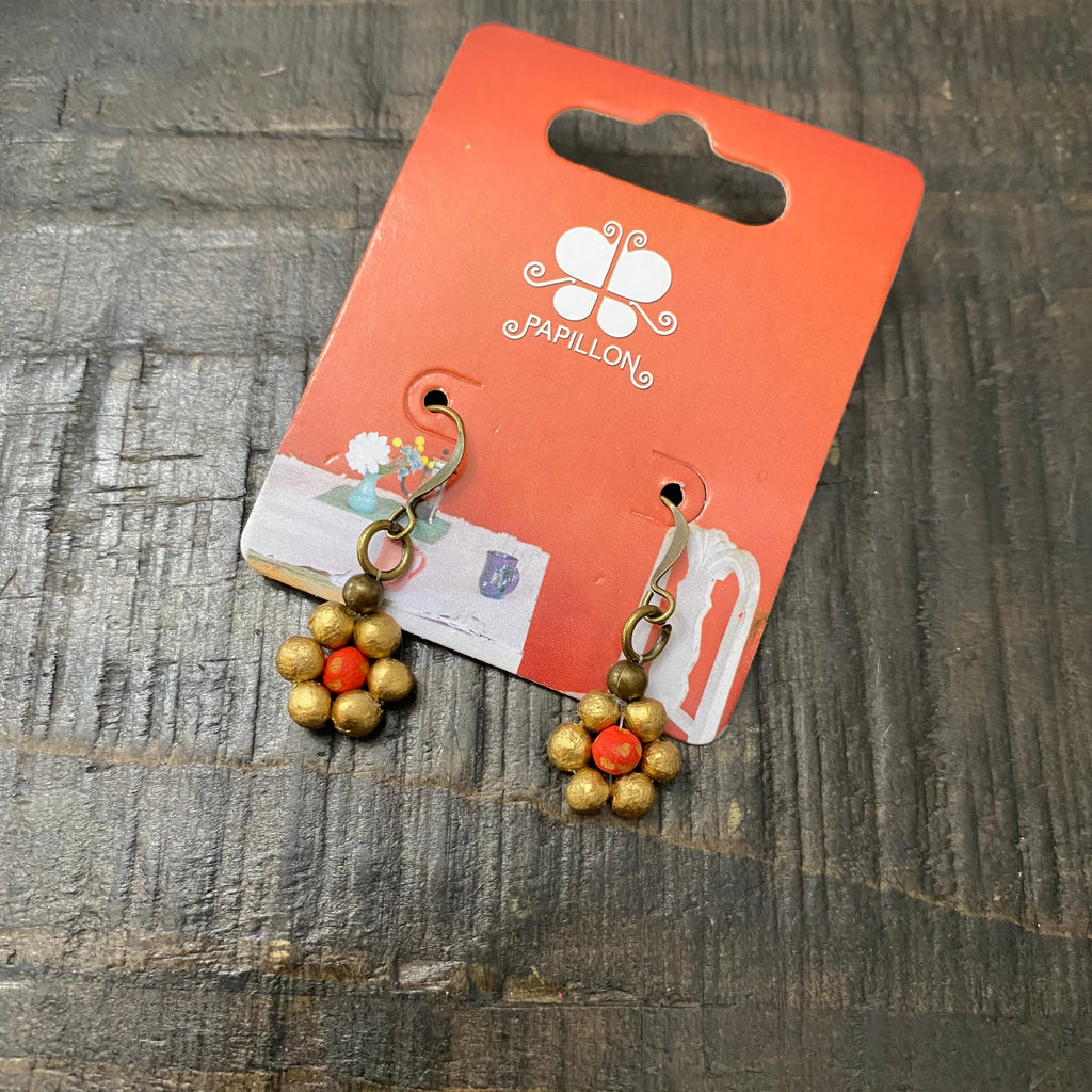 Ceramic Daisy Earring