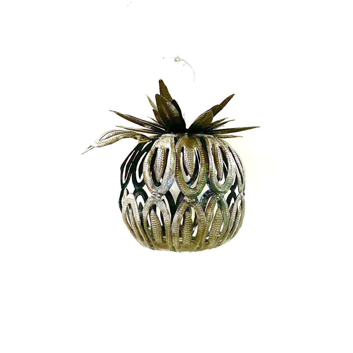 Steel Drum Pineapple Lantern