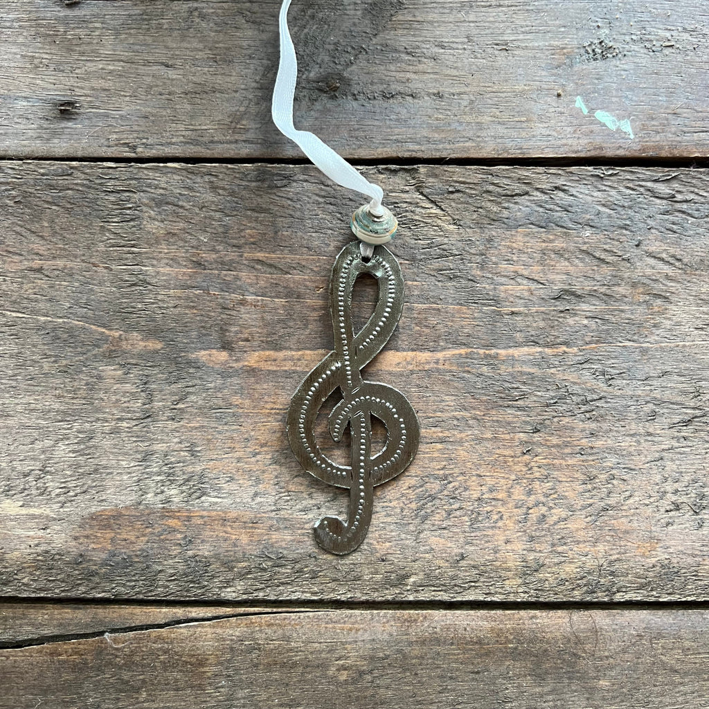 Treble Clef Ornament