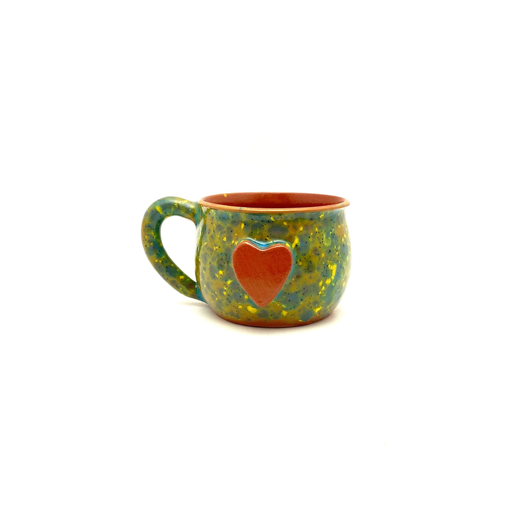 Calliope Heart Mug - Meadow Green