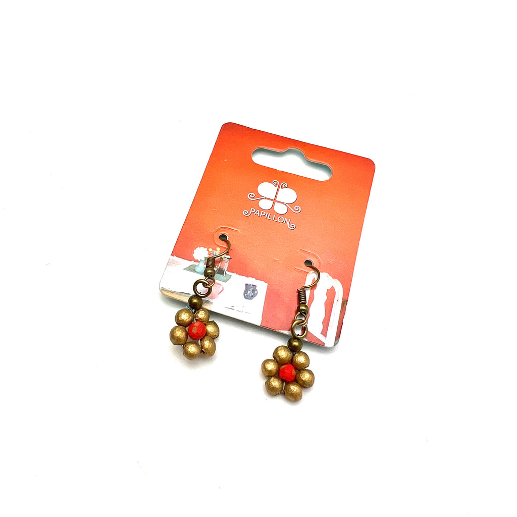 Ceramic Daisy Earring