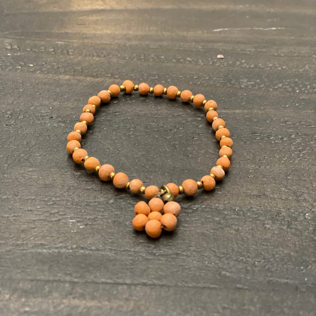 Ceramic Daisy Bracelet
