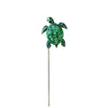 Emerald Turtle Garden Stake