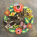 Butterfly Oil Drum Top Wall Art
