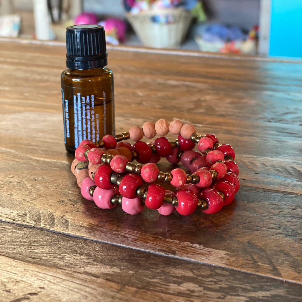Sweetheart Aromatherapy Bracelet Set