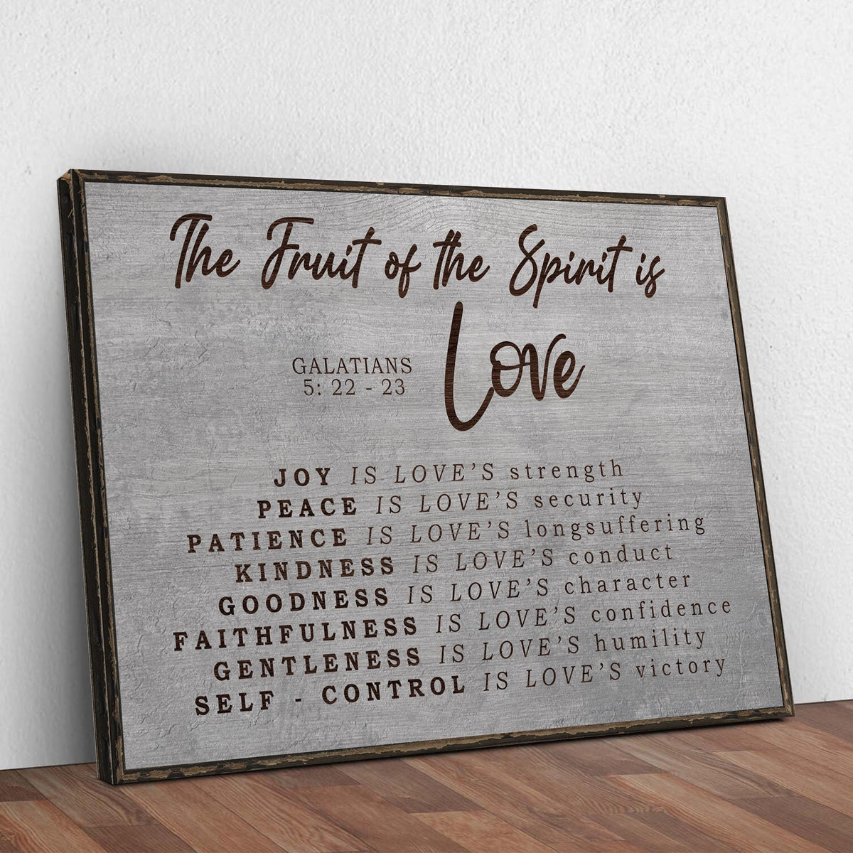 Galatians 5:22-23 - The Fruit Of The Spirit Sign III