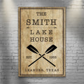 Family Lake House Rustic Sign II